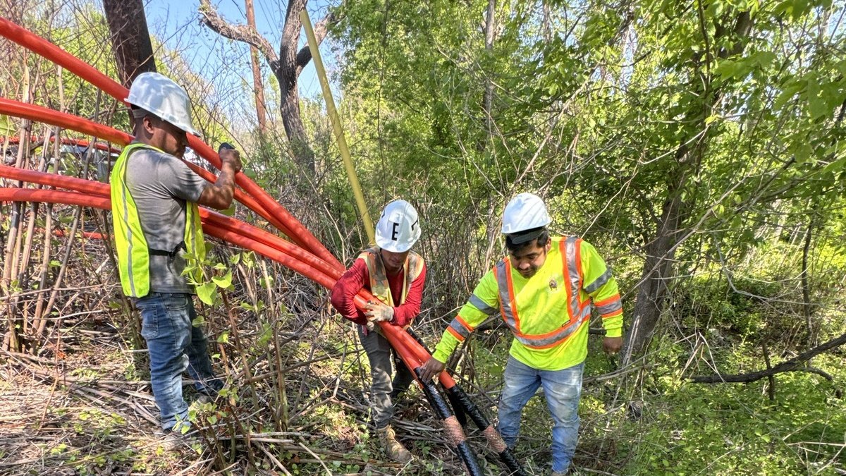 Pipe Pulling — JA Beyond Ground field work